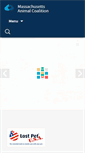 Mobile Screenshot of massanimalcoalition.org